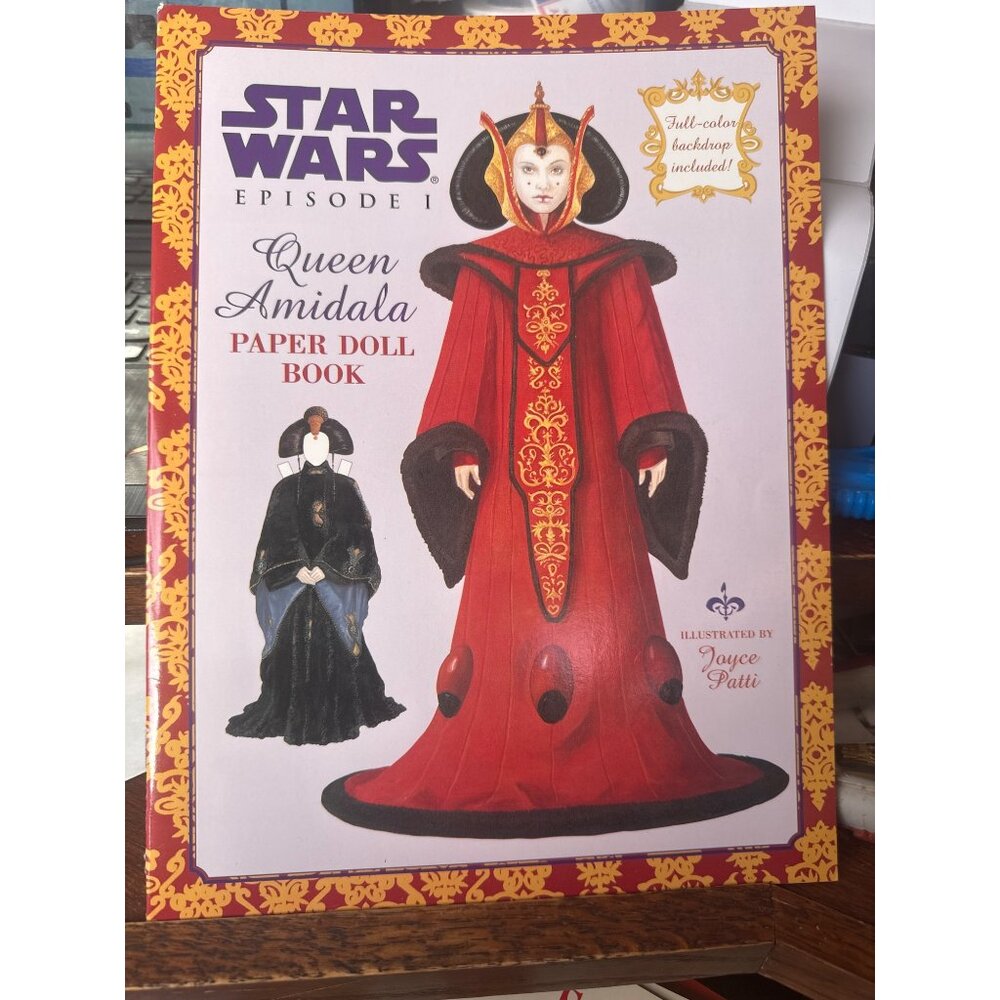 Star Wars Episode I Queen Amidala Paper Doll Book Illustrated By Joyce Patti